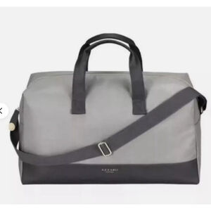 Azzaro Perfume Bag Weekend Travel Bag Duffle Bag Gray Unisex NWT 100% Recycled